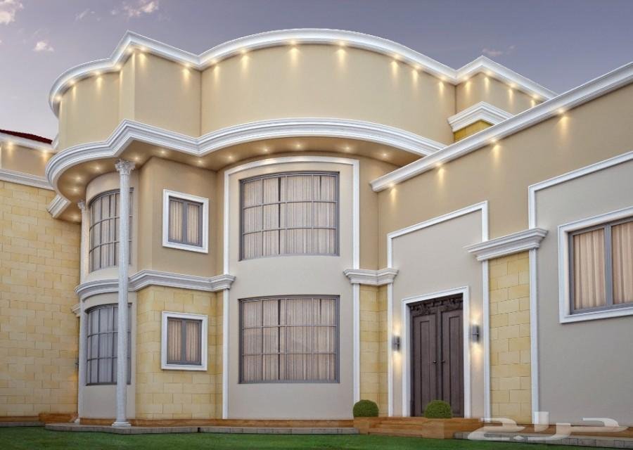 دهانات واجهات فلل خارجية مكة