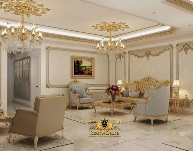 ديكورات جبسية بمكة بأسقف وجدران فاخرة