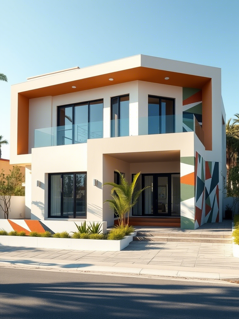 دهانات واجهات فلل خارجية مكة